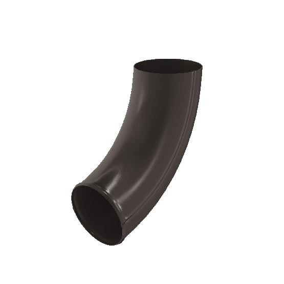 Водосток Aquasistem, система 125x90 - Отвод трубы RR 32 Тёмно-Коричневый купить в Домодедово