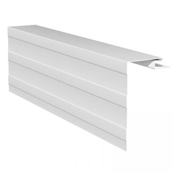 Приоконная планка (околооконный профиль) для сайдинга, белый купить в Домодедово