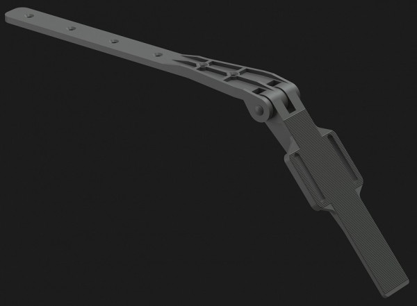 Крепление регулируемое Docke Premium ПВХ - Графит купить в Домодедово