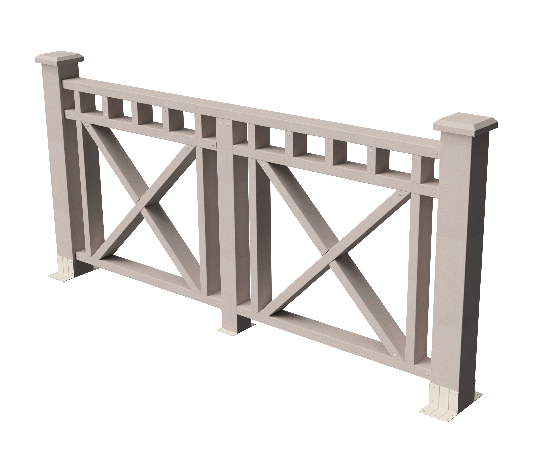 Ограждения декоративное ДПК GRINDERDECO Виктория выбеленный дуб купить в Домодедово