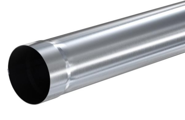 Водосток Aquasistem, Система 125x90 - Соединительная труба 3 метра оцинковка купить в Домодедово