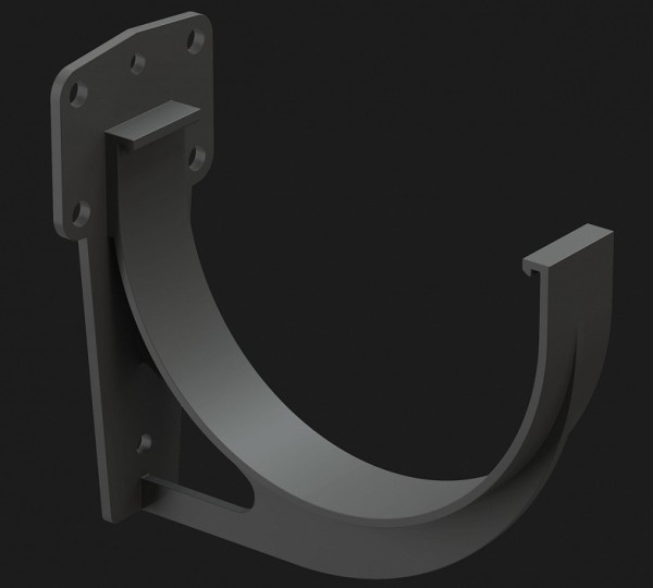 Кронштейн желоба Docke Premium ПВХ - Графит купить в Домодедово