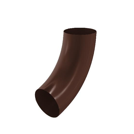Водосток Aquasistem, система 150/100 - Колено трубы RAL 8017 Коричневый купить в Домодедово