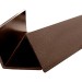 Уголок ДПК для сайдинга 70x70x3000мм Коричневый купить в Домодедово