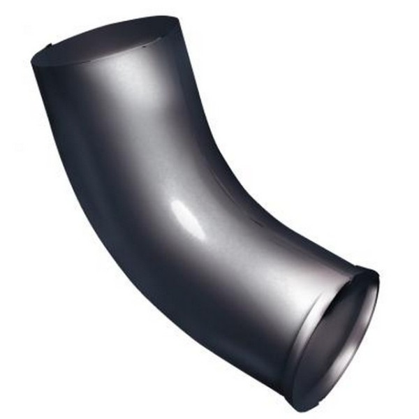 Водосток Grand Line 125x90 – Колено сливное RAL 7024 купить в Домодедово