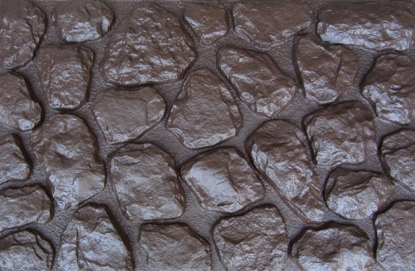 Фасадная панель Аэлит Камень мелкий Коричневый купить в Домодедово