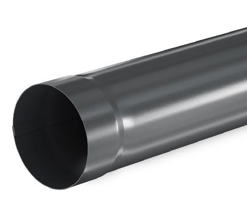 Водосток Aquasistem, система 125x90 - Труба водосточная 3.00м RAL 7024 Тёмно-серый купить в Домодедово