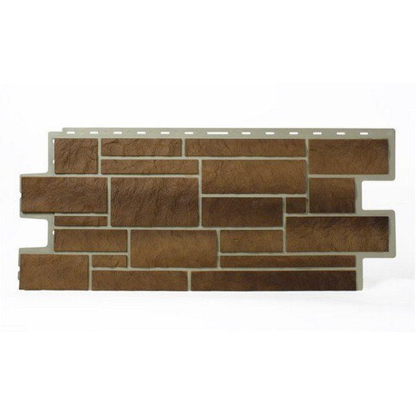 Цокольный сайдинг Tecos ImaBel “Камень” – Янтарь №705 купить в Домодедово