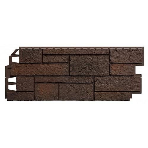 Фасадные панели ТЕХНОНИКОЛЬ Песчаник Тёмно-коричневый купить в Домодедово