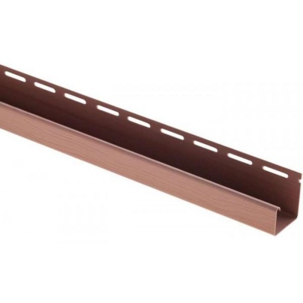 J-профиль Люкс Крашенный, T-15, ВН, Красно-коричневый купить в Домодедово