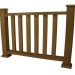 Ограждения из ДПК WOODVEX Кофе купить в Домодедово