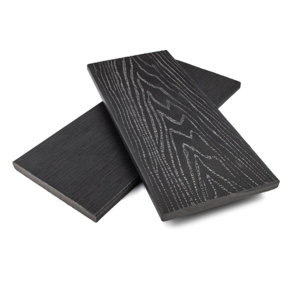 Заборная доска ДПК NanoWood Nature 3D полнотелая Антрацит купить в Домодедово