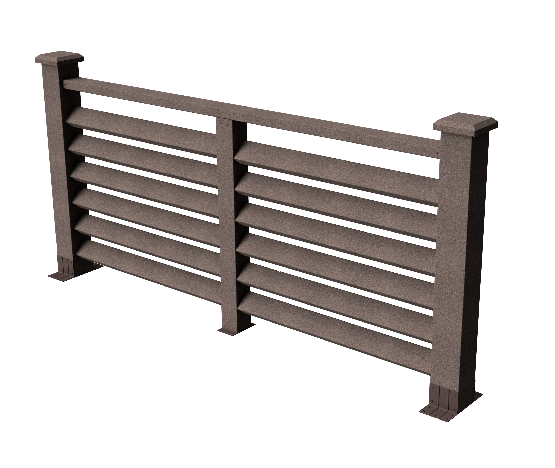 Ограждения декоративное ДПК GRINDERDECO Босфор венге купить в Домодедово