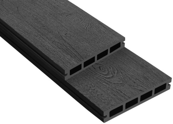 Террасная доска ДПК Outdoor 3D NEVADA/CALIFORNIA черная купить в Домодедово