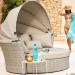Диван-Трансформер AFINA плетеный из иск. ротанга AFM-325 Beige купить в Домодедово