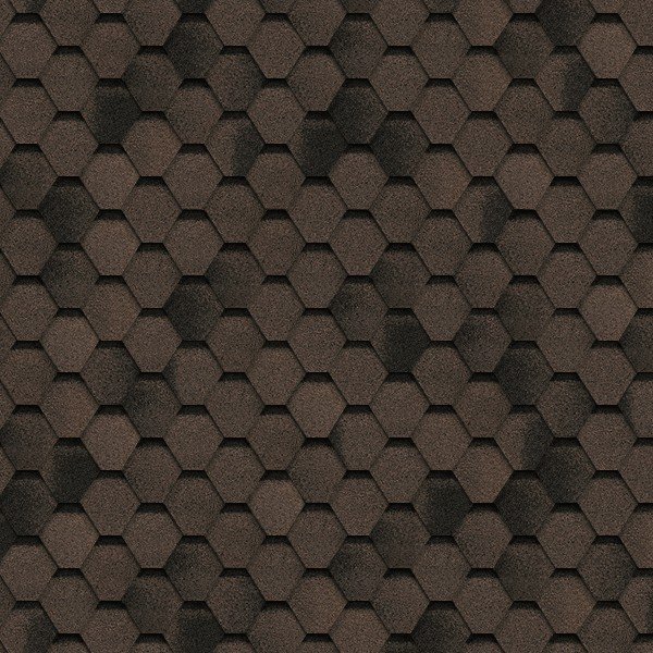 Гибкая черепица Shinglas, серия Финская,коллекция Соната – Коричневый купить в Домодедово