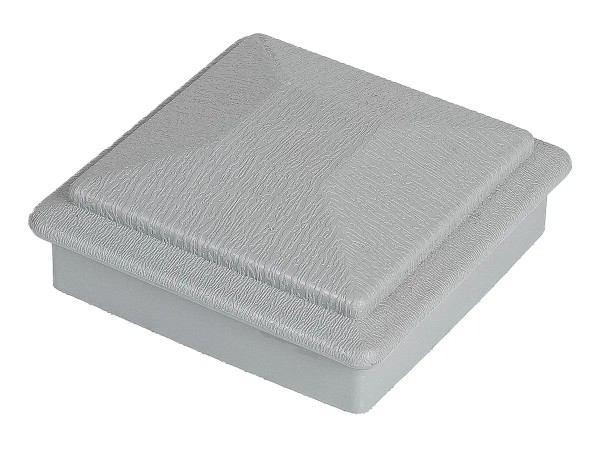 Крышка верхняя фигурная ПВХ для столба Deckart 100х100 Серый купить в Домодедово