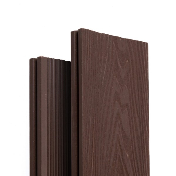 Террасная доска Ecodecking Экстра 3D полнотелая Графит купить в Домодедово