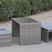 Диван-Трансформер AFINA плетеный из иск. ротанга S330G-W78 Grey купить в Домодедово
