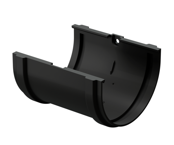 Соединитель желоба Docke Premium ПВХ - Карбон купить в Домодедово