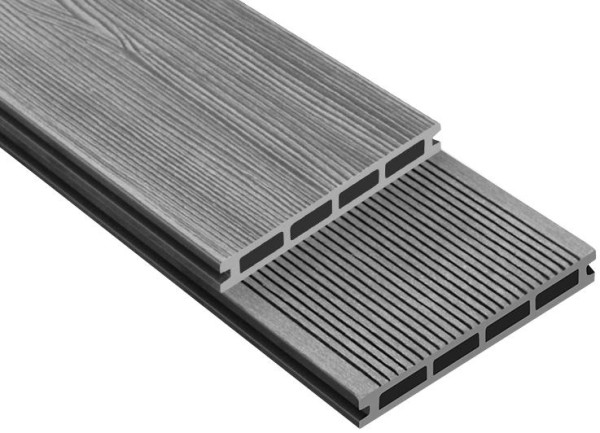 Террасная доска ДПК Outdoor 3D STORM/Вельвет серая микс купить в Домодедово