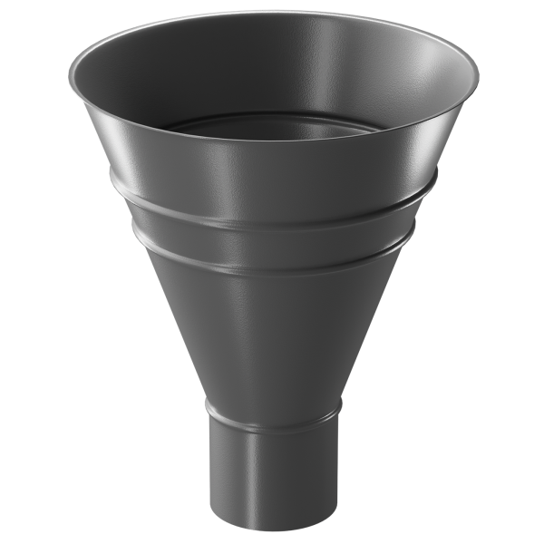 Воронка водосборная Döcke STAL PREMIUM, Графит купить в Домодедово