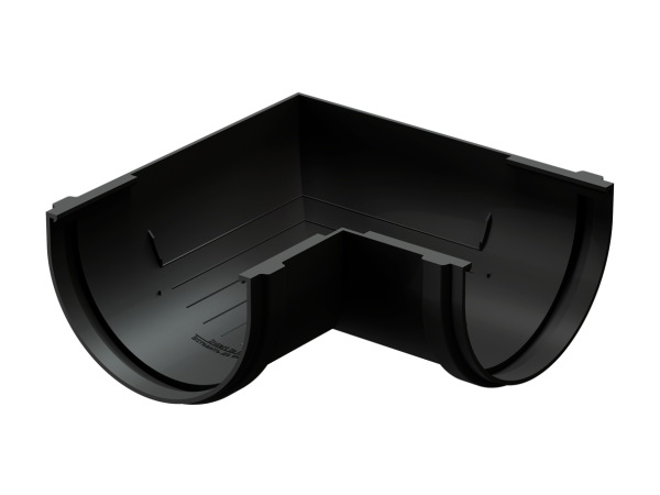 Угол желоба универсал 90˚ Docke Premium ПВХ - Карбон купить в Домодедово