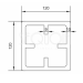 Столб SEQUOIA Evolution 3D WOOD GRAY купить в Домодедово