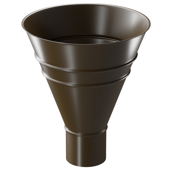 Воронка водосборная Döcke STAL PREMIUM, Каштан купить в Домодедово