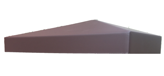 Крышка столба коричневая купить в Домодедово