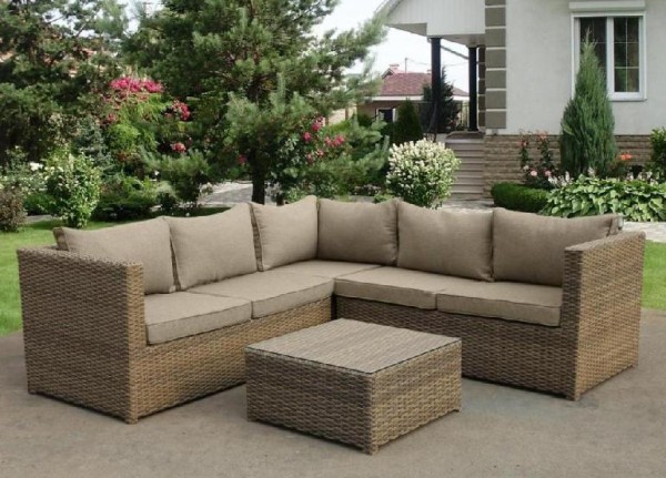 Комплект мебели AFINA плетеной из иск. ротанга YR825B Beige купить в Домодедово