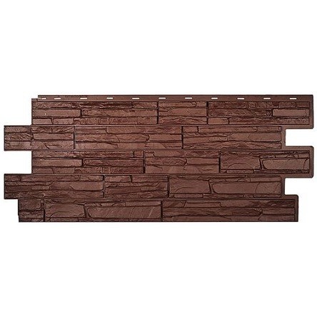 Фасадная панель T-Сайдинг-Альпийская сказка Коричневый купить в Домодедово