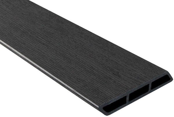 Доска Ромбус 3D ДПК Outdoor STORM BLACK черная купить в Домодедово