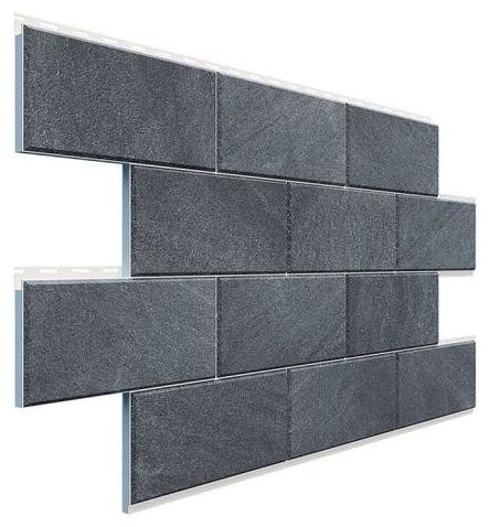 Фасадная термопанель Доломит Дагестанский камень Графит купить в Домодедово