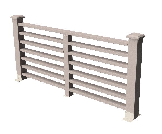 Ограждения декоративное ДПК GRINDERDECO Марсело выбеленый дуб купить в Домодедово