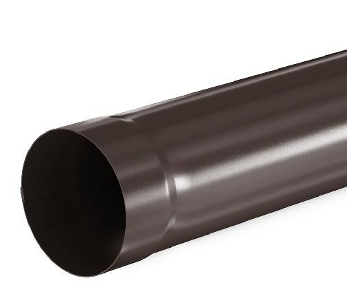 Водосток Aquasistem, система 125x90 - Труба водосточная 3.00м RR 32 Тёмно Коричневый купить в Домодедово