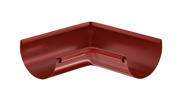 Водосток Aquasistem, система 125x90 - Угол желоба, внутренний 90° RR 29 Бургундский купить в Домодедово