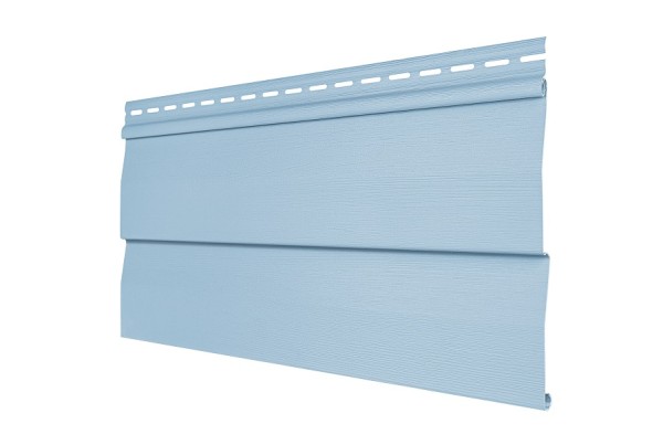 Виниловый сайдинг Tecos - корабельный брус, голубой купить в Домодедово