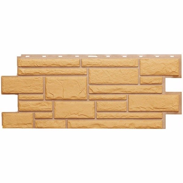 Фасадная панель Техоснастка, Камень Дикий, Бежевый купить в Домодедово