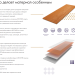 Фибросайдинг DECOVER 3600 x 190 x 8 мм Caramel купить в Домодедово