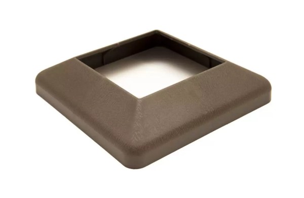 Крышка нижняя ПВХ для столба Deckart 100х100 Венге купить в Домодедово