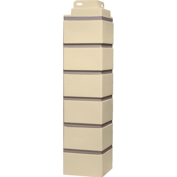 Угол Фасайдинг Серия «Кирпич клинкерный» Желтый купить в Домодедово