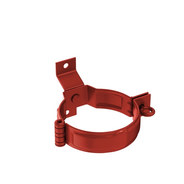 Водосток Aquasistem, система 150x100 - Декоративный хомут трубы под дерево с комплектом крепления RR 29 Бургундский купить в Домодедово