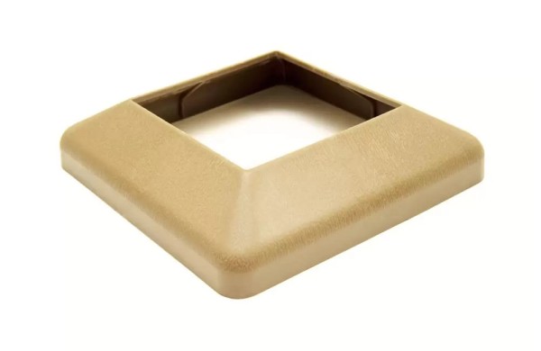 Крышка нижняя ПВХ для столба Deckart 100х100 Орех купить в Домодедово