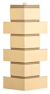 Угол T-Сайдинг - Кирпич Модерн Желтый купить в Домодедово