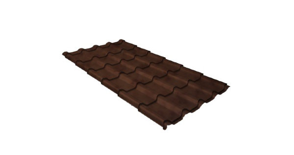 Металлочерепица камея 0,45 Safari Twincolor Brown купить в Домодедово
