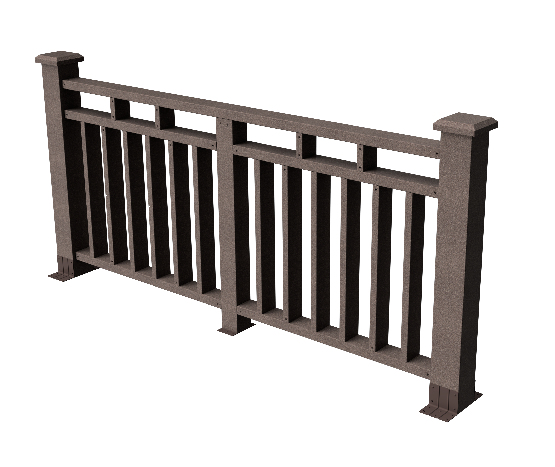 Ограждения декоративное ДПК GRINDERDECO Европа венге купить в Домодедово