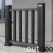 Ограждение из ДПК Outdoor Классик 3D STORM чёрный купить в Домодедово