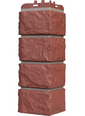 Угол наружный Grand Line Колотый Камень Корица, Шов темно-бежевый купить в Домодедово