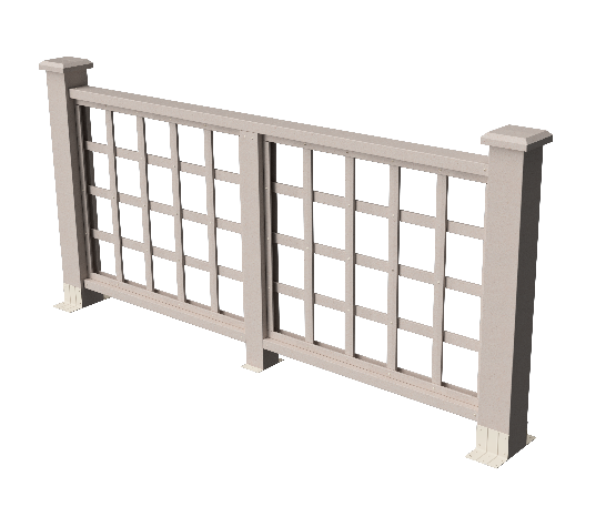 Ограждения декоративное ДПК GRINDERDECO Дувр выбеленый дуб купить в Домодедово